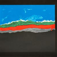 Franco Angeli - Serigrafia "Montagne" - Firmata