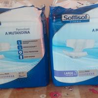 2 pacchi pannoloni mutandina soffisof 