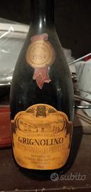 Vino Grignolino Poderi Scanavino 1984