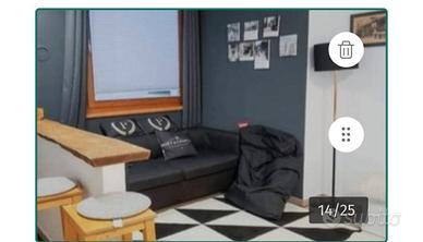 divano letto 2 posti  150/160x 190