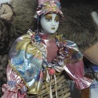 Bambola porcellana clown