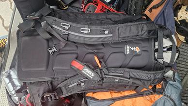 Zaini airbag abs con bombola in carbonio