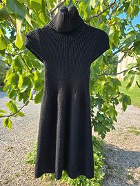 Vestito Lana Collo Alto Tg S Madonna Nero