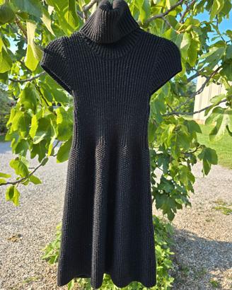 Vestito Lana Collo Alto Tg S Madonna Nero