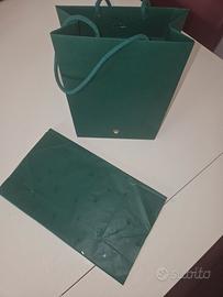 Set Rolex: Sacchetto 27x20 + Carta originali