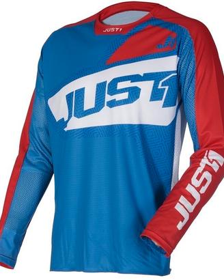 Maglia Moto Cross Enduro Just1 J-FORCE VERTIGO Blu