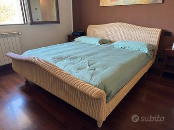 Letto matrimoniale VARASCHIN in midollino