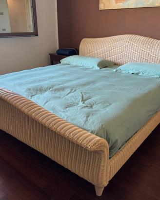 Letto matrimoniale VARASCHIN in midollino