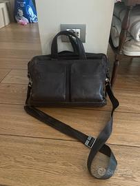 Borsa pelle merrone PIQUADRO