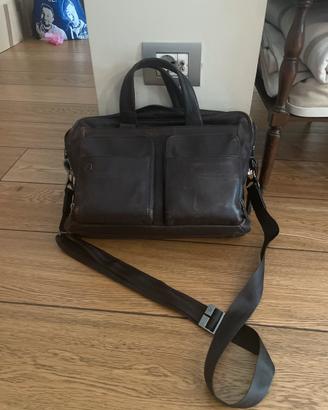 Borsa pelle merrone PIQUADRO
