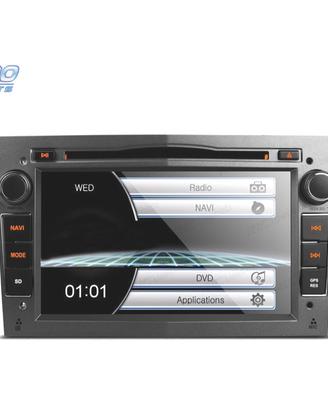 NAVIGATORE RADIO 7" PER OPEL COLORE GRIGIO SCURO 