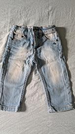 pantaloncino jeans chiaro 