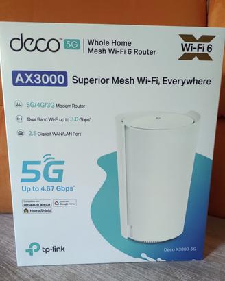 TP-LINK DECO X3000-5G NUOVO, ANCORA SIGILLATO