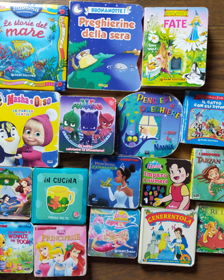Libri (Masha&orso, PjMasks, re leone, Haidi