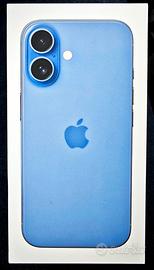 iPhone 16 128GB Blu – SIGILLATO + DOCUMENTAZIONE