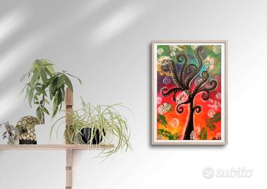 Piccolo dipinto ALBERO DELLA VITA 30*20cm
