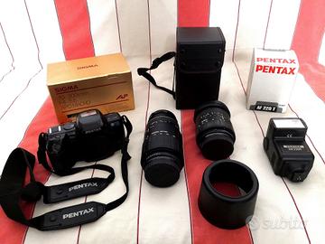 Pentax Z7 + 2 lente + flash