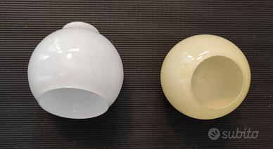 Globi-paralume vetro opalino anni ’50
