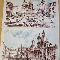 Riproduzioni di disegni di Lanzetta 
