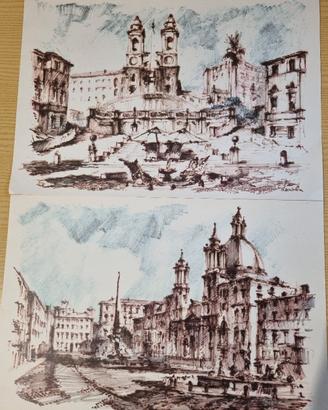 Riproduzioni di disegni di Lanzetta 