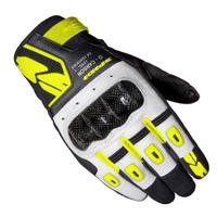 Guanto pelle moto spidi giallo carbonio touch