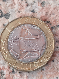 1000 lire moneta 1997 errore di conio nei confini