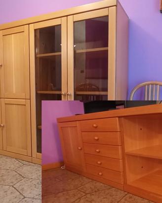 MOBILE TV E CREDENZA/VETRINETTA