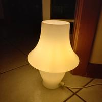 Lampada da tavolo vetro Murano a fungo