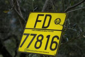 ⚠️ TARGHINO INDISTRUTTIBILE gare FMI enduro⚠️