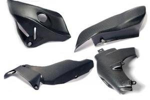 Pannelli fianchetti laterali carbonio monster 1200