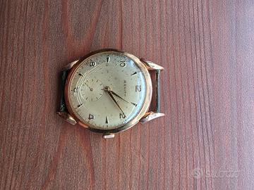 Orologio vintage Zenith oro 18k non funzionante