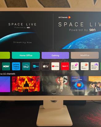 LG Smart Monitor 32" bianco