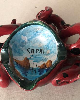 Posacenere souvenir di Capri anni 70