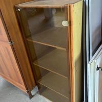 Mobile vetrina scaffali Vintage 1970 Porta vetro