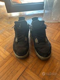 Jordan 4 black cancas