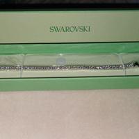 Braccialetto Swarovski - Bianco Placcato Rodio