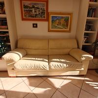 Set poltrona + divano in pelle – Made in Italy

