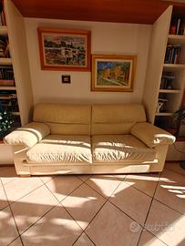 Set poltrona + divano in pelle – Made in Italy

