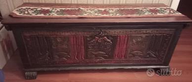 Cassapanca Barocca/Rinascimentale XVII/XVIII sec.