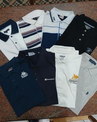 LOTTO 8 Polo Uomo, mix taglie, mix brand e colori