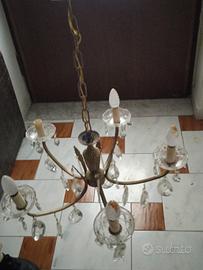 lampadario cinque punti luce