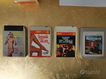 Lotto 4 cassette Stereo 8 vintage – anni ’70 