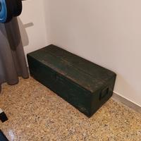 baule militare legno 900