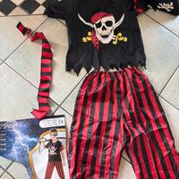 Vestito di Carnevale da pirata 7/9 anni