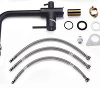 Rubinetto per cucina a 3 vie Nero