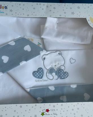 Set Lenzuola Culla con orsetti