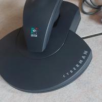 Logitech CyberMan controller 3D PC vintage