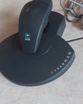 Logitech CyberMan controller 3D PC vintage