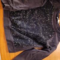 felpa bambina Patrizia Pepe nera