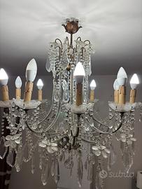 Lampadario Stile Maria Teresa 10 luci